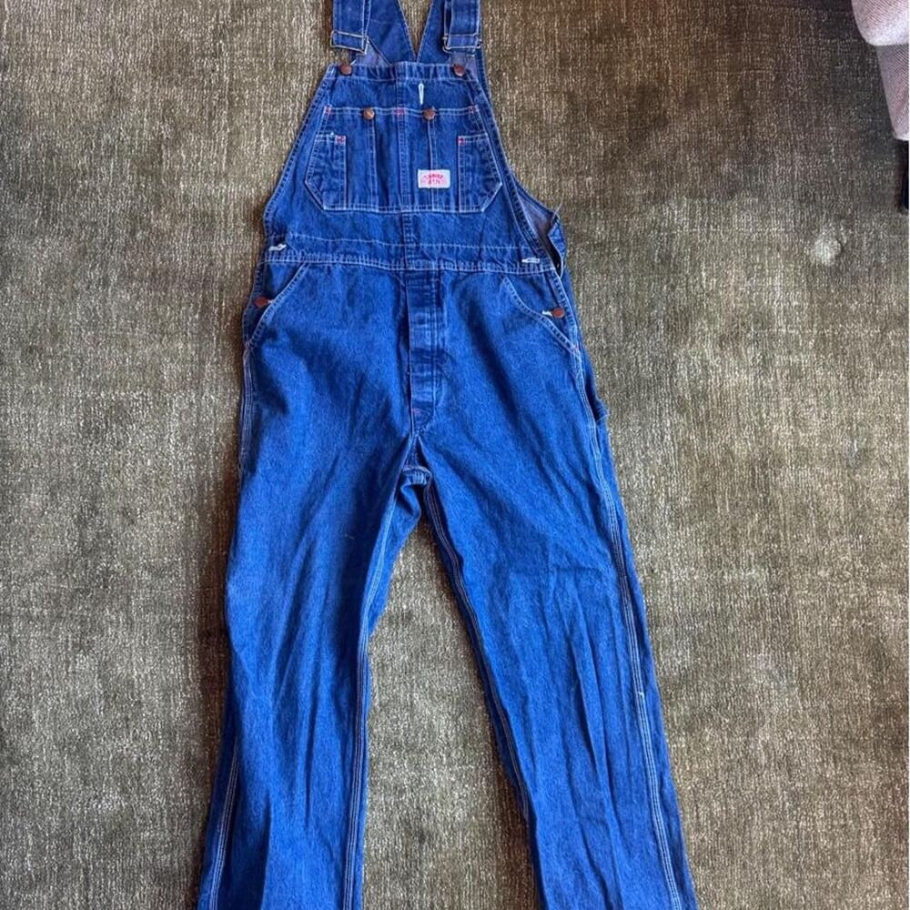 Unbranded Women's Blue and Navy Dungarees-overalls